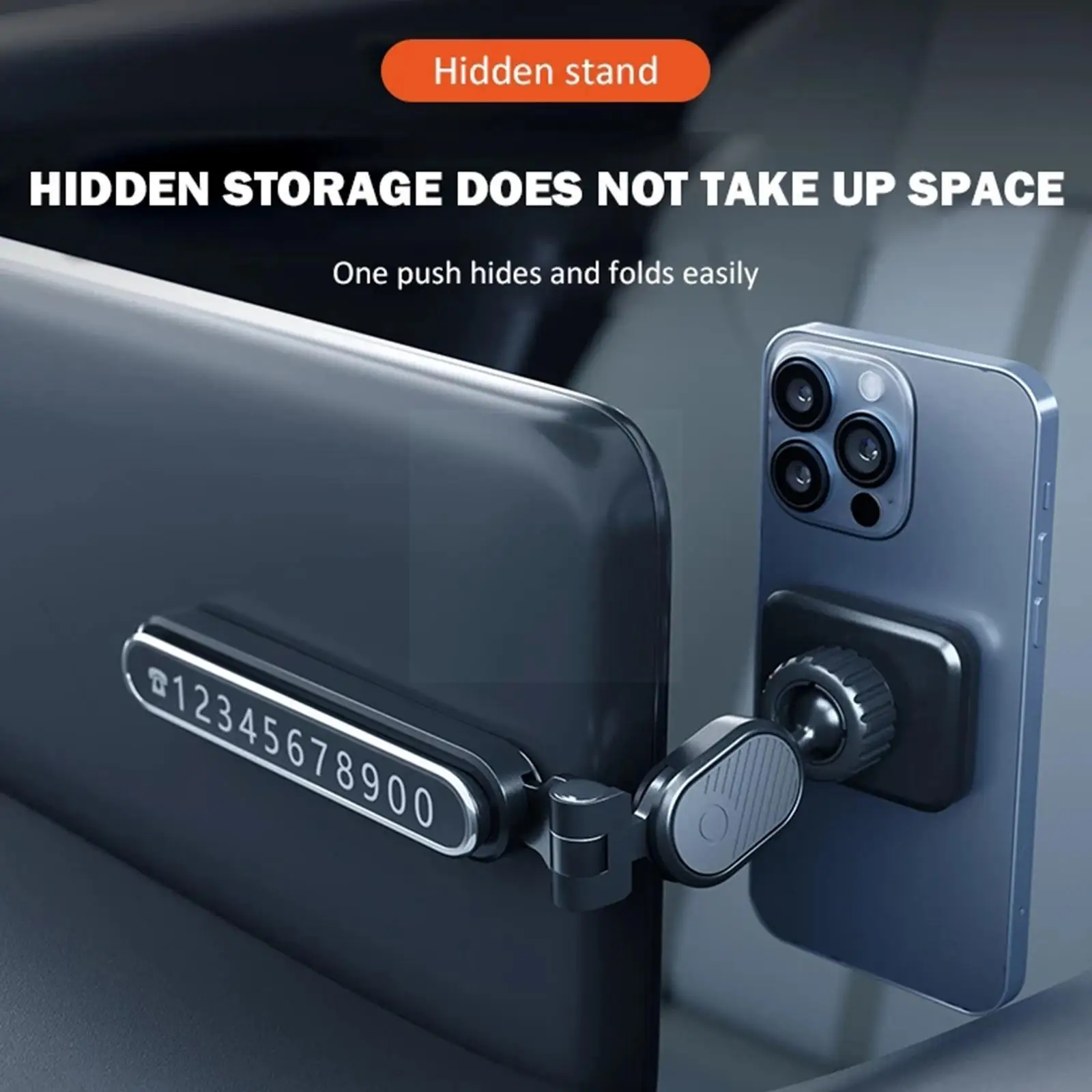 

Универсальная подставка для мобильного телефона, магнитный автомобильный держатель для телефона, регулируемый кронштейн для сотового тел...