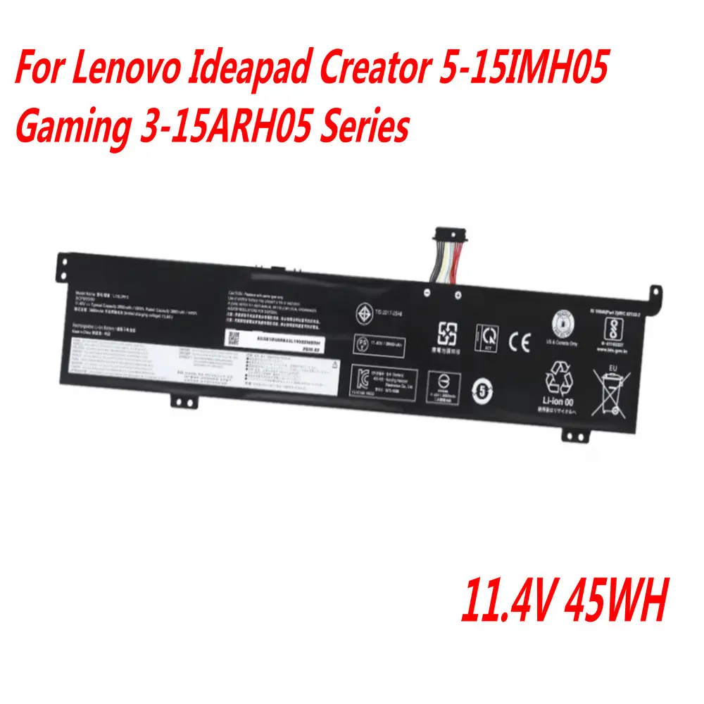 11 4 В L19L3PF3 аккумулятор для ноутбука Lenovo Ideapad Creator 5-15IMH05 Gaming 3-15ARH05 Series 5B10W89836 L19M3PF7 L19D3PF4