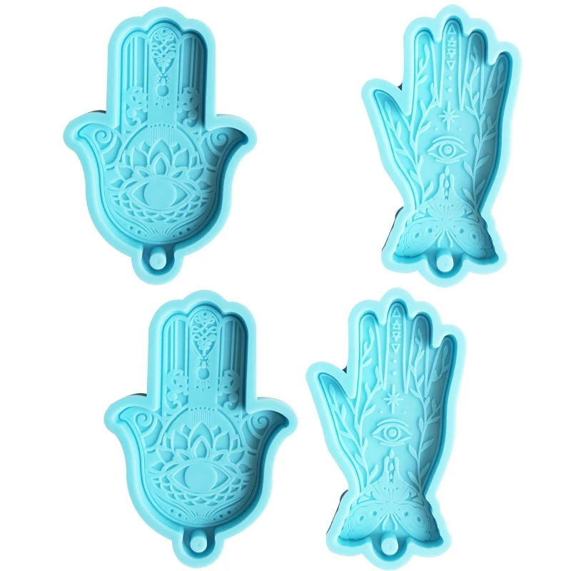 

Diy Buddha's Hand Mould Fatima's Hand Keychain Earrings Pendant Silicone Mold