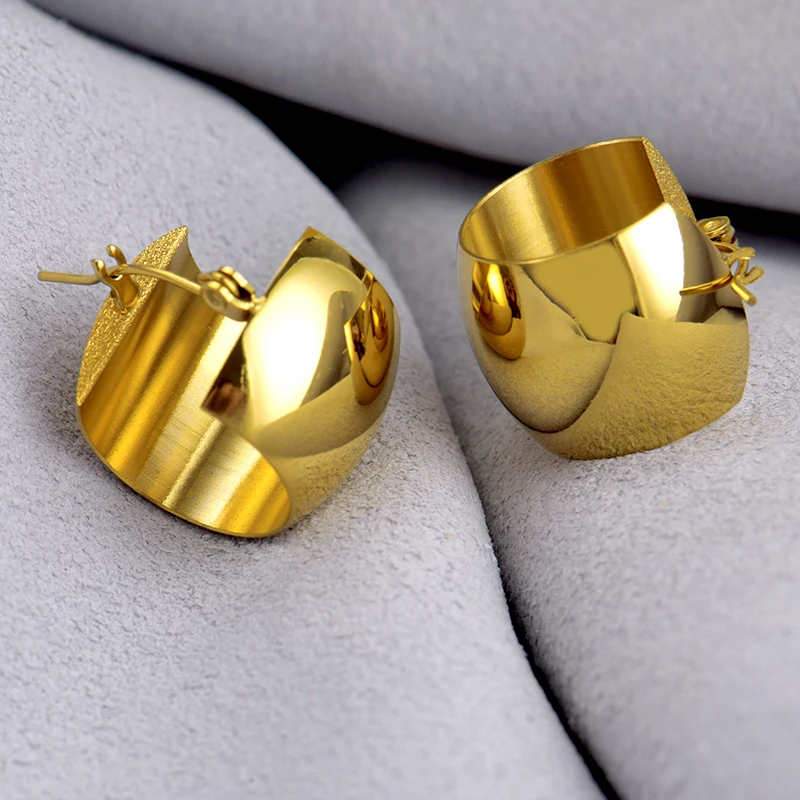 

2021 newest fashion Stainless Steel Gold Color wheat ears Earring Simple atmosphere Titanium steel gift for Woman Jewelry