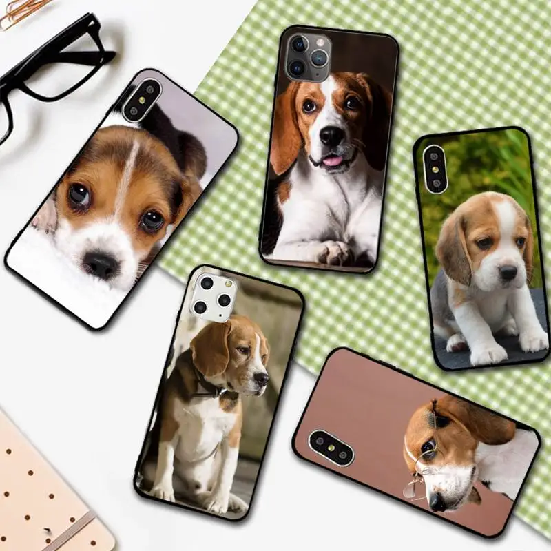 

Beagle Dog cute animal Phone Case For iphone 12 11 13 7 8 6 s plus x xs xr pro max mini shell