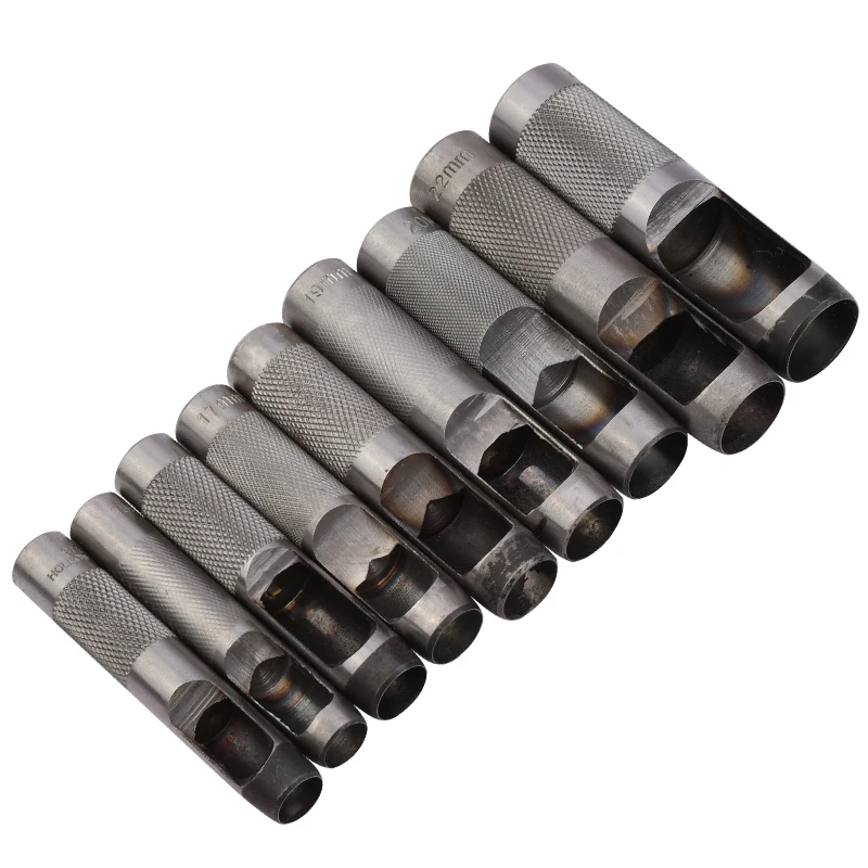 LMDZ 14-25 мм круглая кожаная форма дырокол ремень полый DIY металлический резак инструмент для ремешка для часов ремесло одежда дырокол инструменты