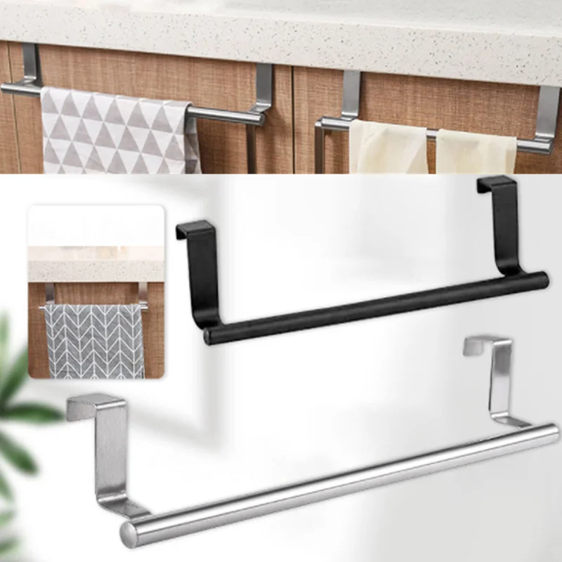 Racks Over Kitchen Cabinet Door Towel Rack Bar Hanging Holde