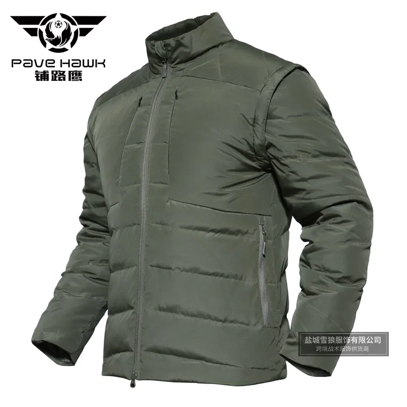 Fashion 2022 High Quality Winter Thicken Thermal Cotton-padded Military Jacket Tactical Down Jacket Vest Warm Clothes