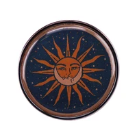 beautiful combination of sun and moon jewelry gift fashionable creative cartoon brooch lovely enamel badge clothing accessories
