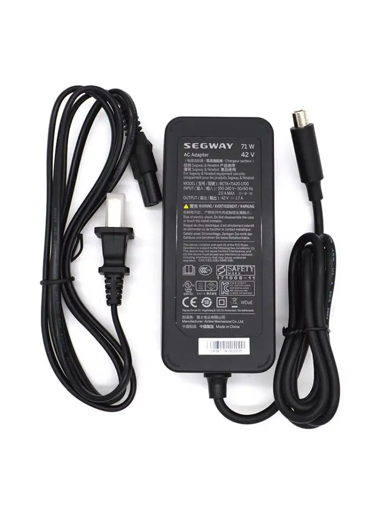 

Original Battery Charger for Segway Ninebot Kickscooter Es2 Es4 Max G30 M365 Pro 1S Electric Scooter Charger Adapter Accessories