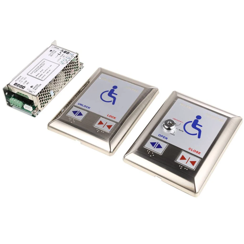 Auto-Door Switch Sensor for Washroom Restroom of Disabled Handicapped Person enlarge