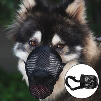 breathable mesh dog muzzle poisoned bait protective muzzle for dogs to prevent biting barking breathable comfortable soft mesh