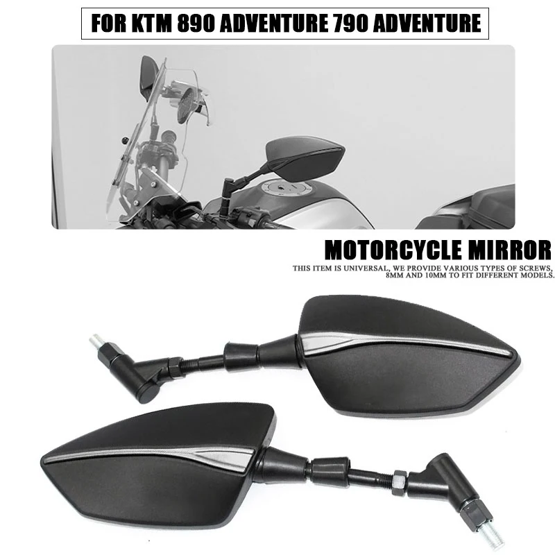 

For 890 Adventure R 790 Adventure R / S Motorcycle Rearview Mirror Scoote Rearview Mirrors Back Side Mirror