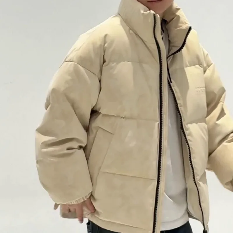 2024 новинка зимы мужской халат-хлеб Майяра модный универсальный свободный теплый