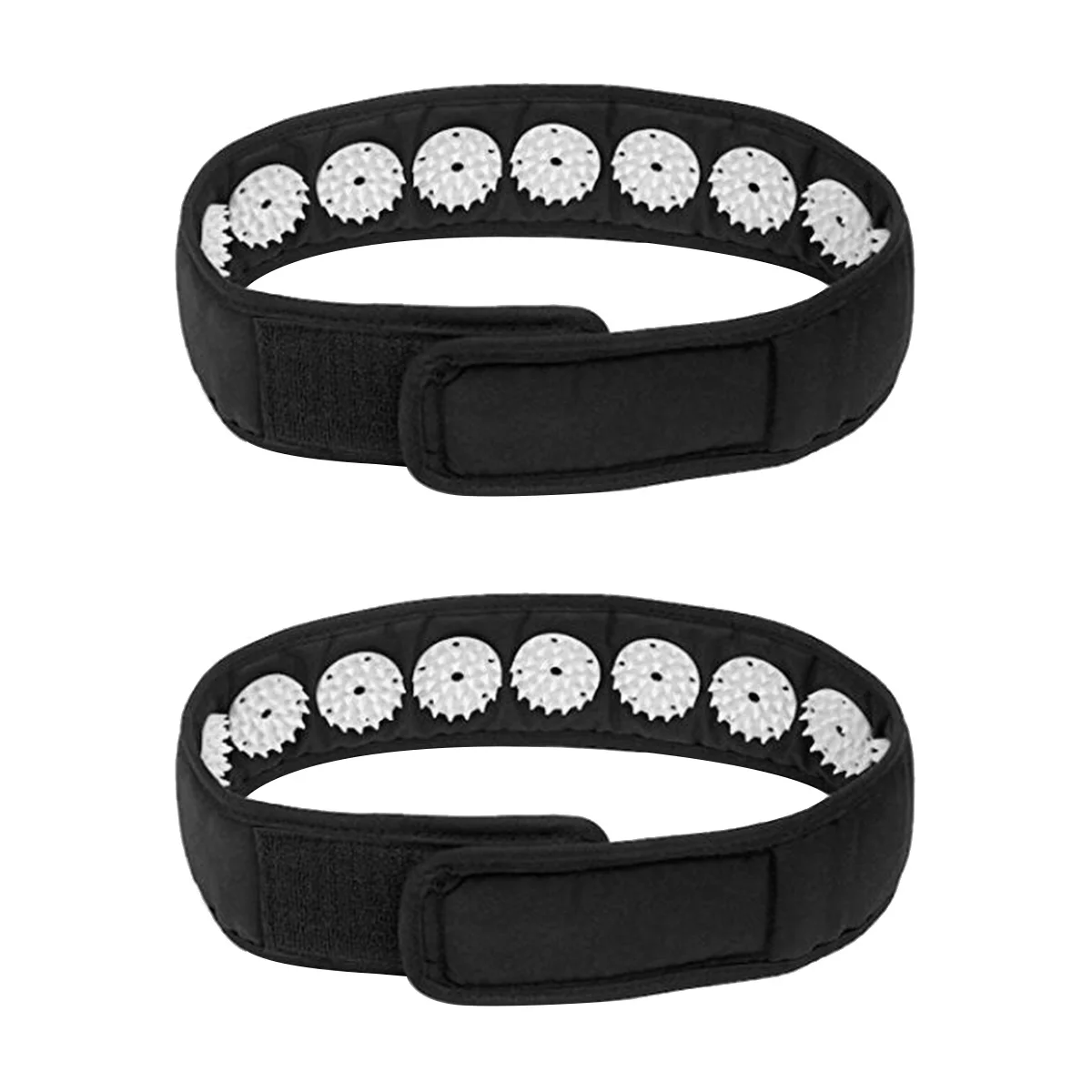 

2pcs Acupressure Wrap Acupuncture Facial Skin Lift and Chin Belt Headband for Neck Head Pain Relief Muscle Stress