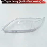 car headlamp transparent lampshade lamp shell lights housing for toyota camry middle east version 2010 2011 headlight cover