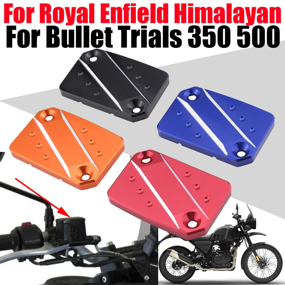 For Royal Enfield Himalayan Bullet Trials 350 500 Motorcycle Accessories Front Brake Fluid Reservoir Cap Fluid Tank Cover Parts