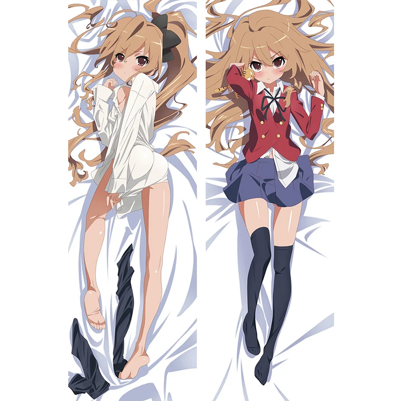 Recommend  Anime Toradora TIGER DRAGON Aisaka Taiga Dakimakura Pillow Case Throw Cushion Double-sided Pillowcase