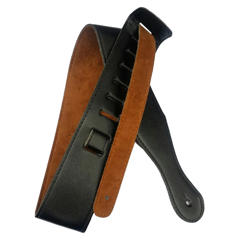 

Adjustable Length Guitar Strap Wear Resistant Thickened Portable Accessories Multifunction PU Leather Soft Gift Acoustic Bass