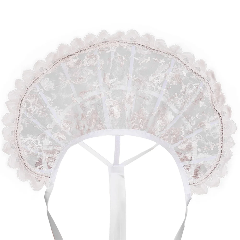 Женская кружевная накидка с воротником-стойкой в готическом стиле