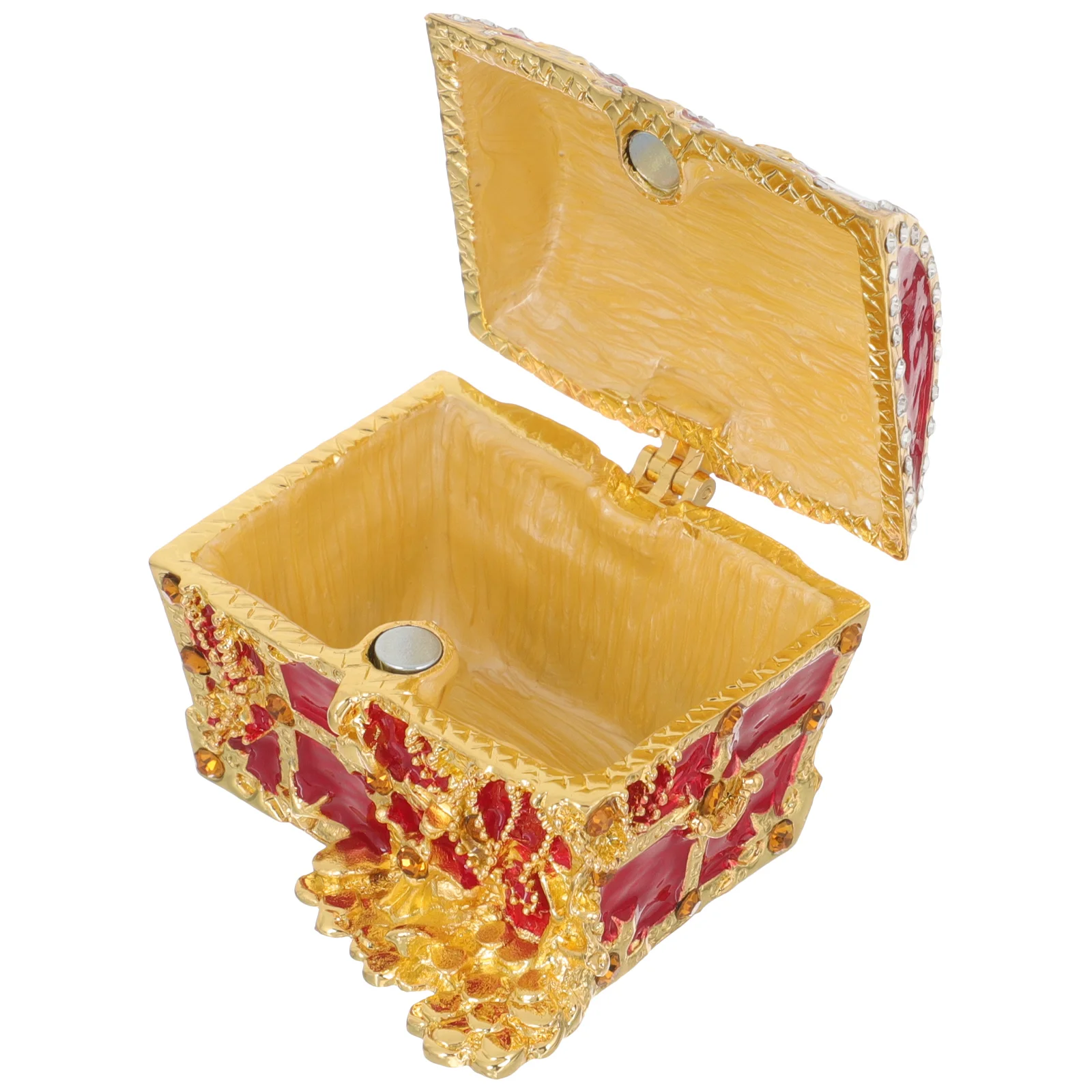 Box Jewelry Trinket Ring Treasure Gift Storage Lock Organizer Boxes Keepsake Women Favors Case Party Pirate Kids Sundries