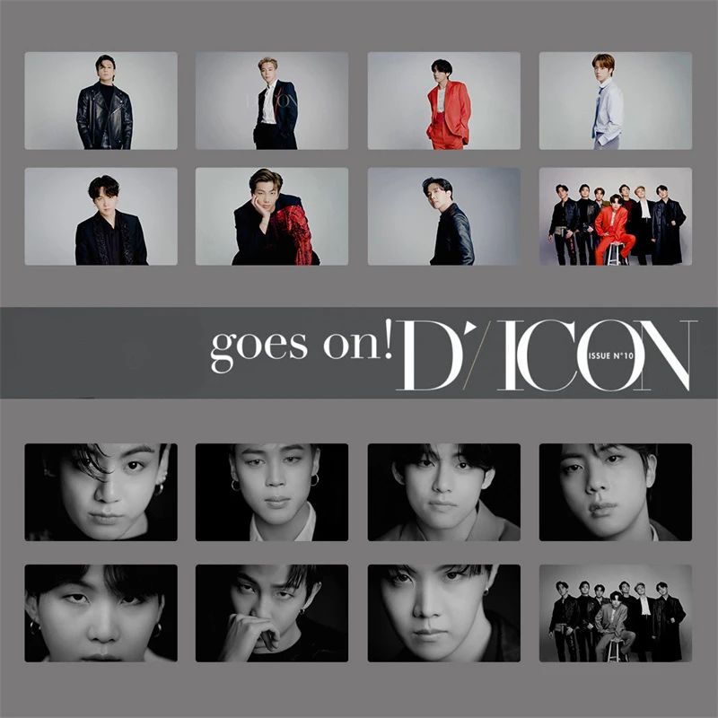 

8Pcs/Set Kpop Wholesale Bangtan Boys Lomo Card New Album Goes [Dicon 10th] Lomo Card Photo Print Cards Gifts Fans Collection