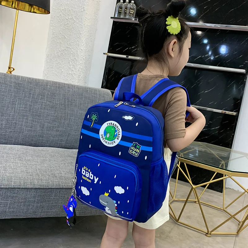 Children's Schoolbag Cartoon Lovely Dinosaur Backpack for Kindergarten Boys and Girls Waterproof Backpacks Large Capacity