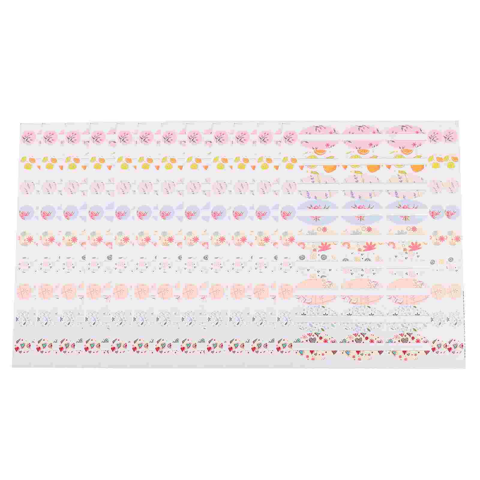 

12 Sheets Labels Waterproof Self Adhesive Essential Oil Sticker