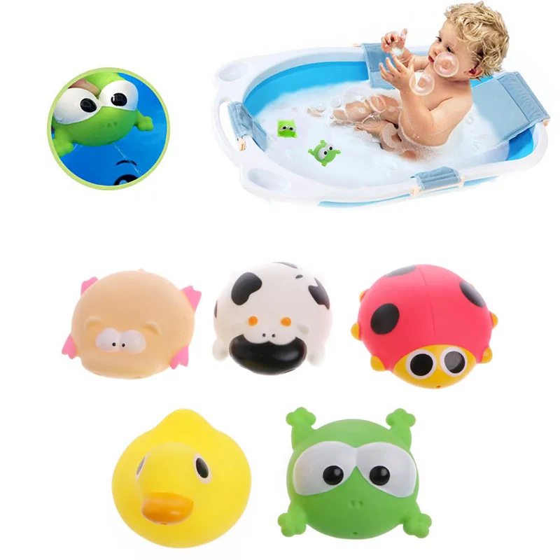

Q0KB Cute Animals Baby Kids Bath for Play Toys Float Water Swimming Pool Shower
