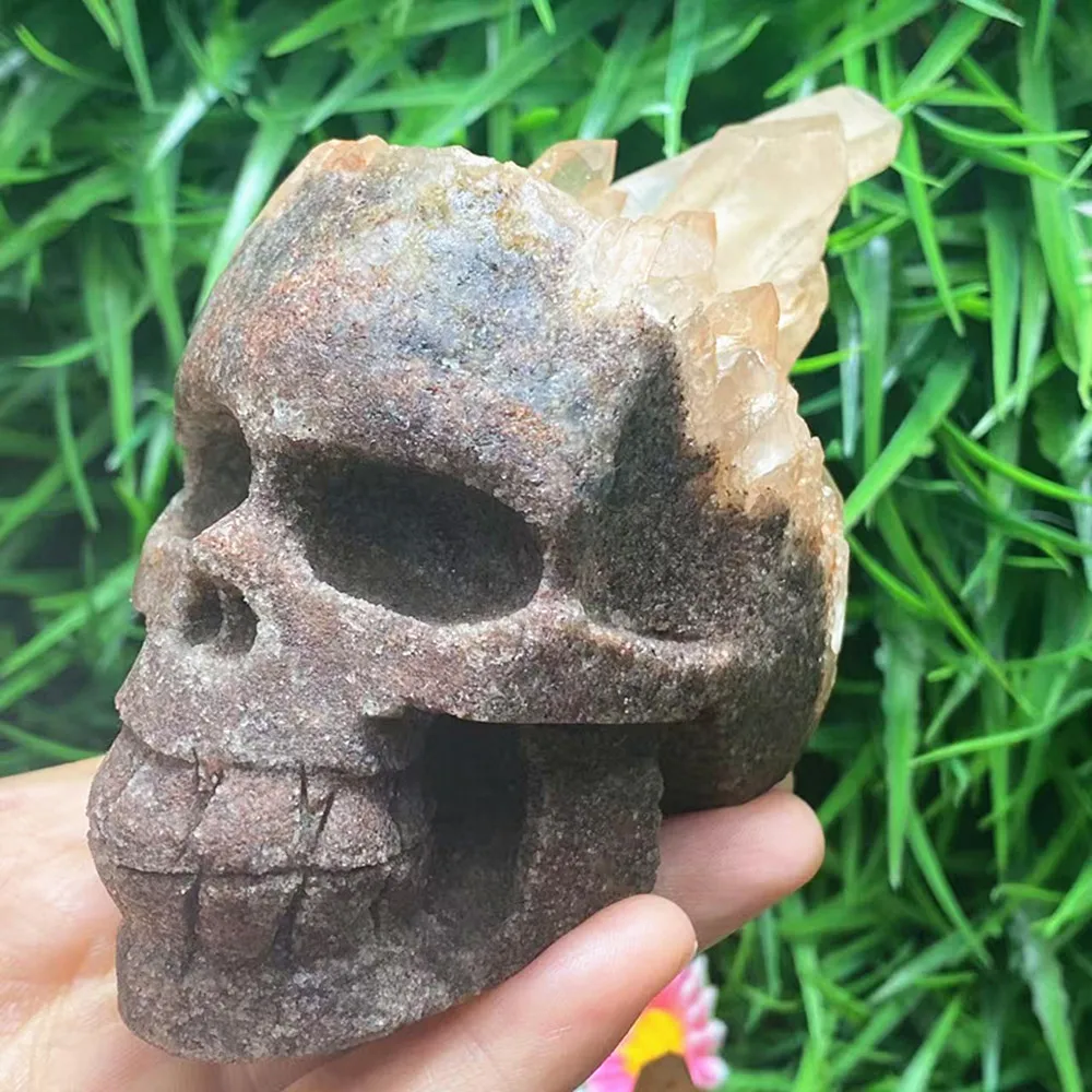 

Хрустальный кластер череп гanyi