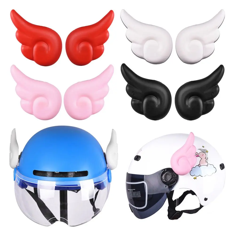 

2Pcs Motorcycle Helmet Decoration General Strong Angel Wings Stickers Decoration Snowboard Accessories