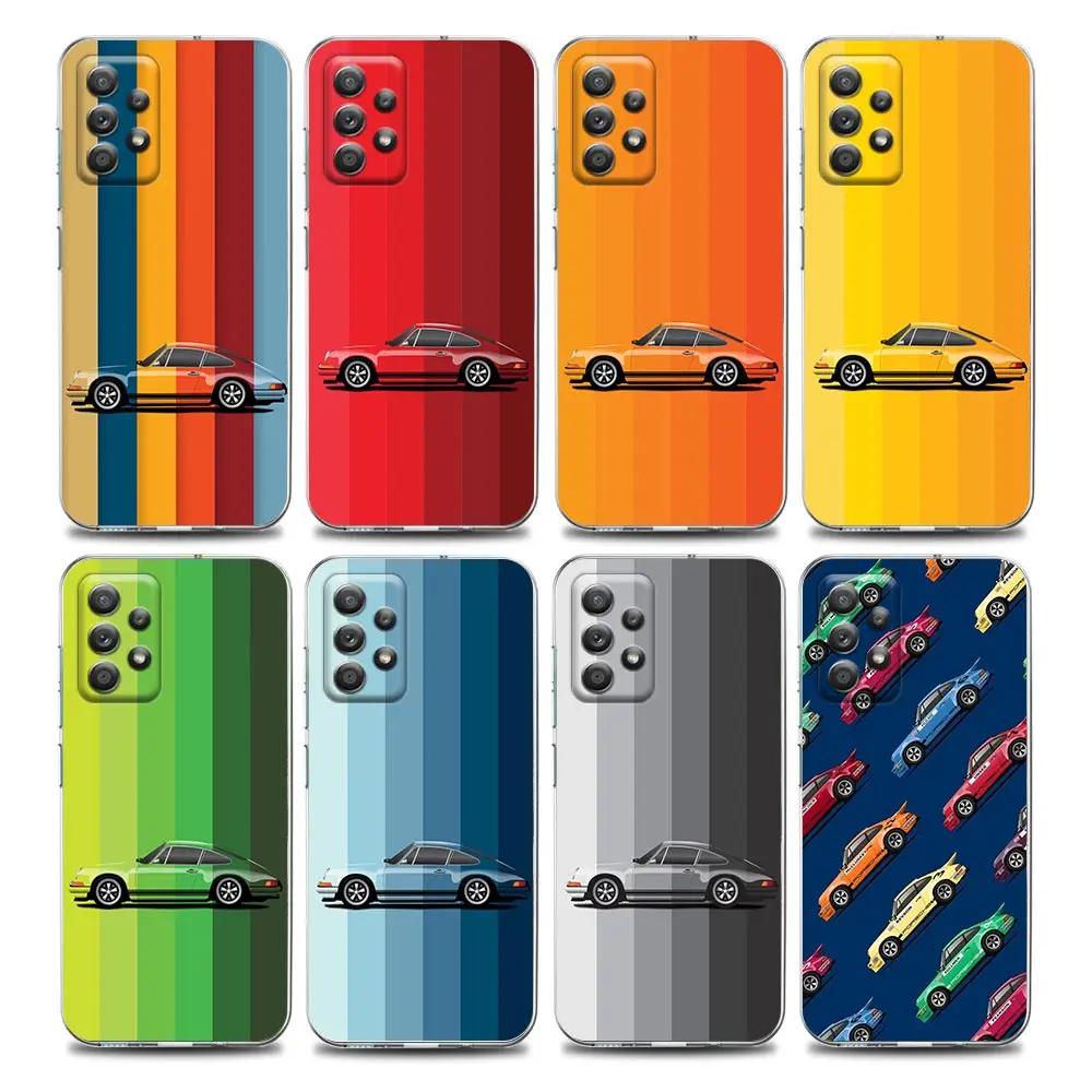 

Color is Power Which Sport Car-P Clear Phone Case for Samsung A01 A02 A02s A11 A12 A21 A31 A41 A32 A51 A71 A42 A52 A72 Case