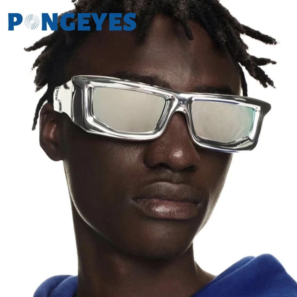 

2023 Trend Punk Men's Square Sunglasses Women Hip-Hop Unisex Futuristic Shades Cycling Sports Glasses Eyewear Lunette De Soleil