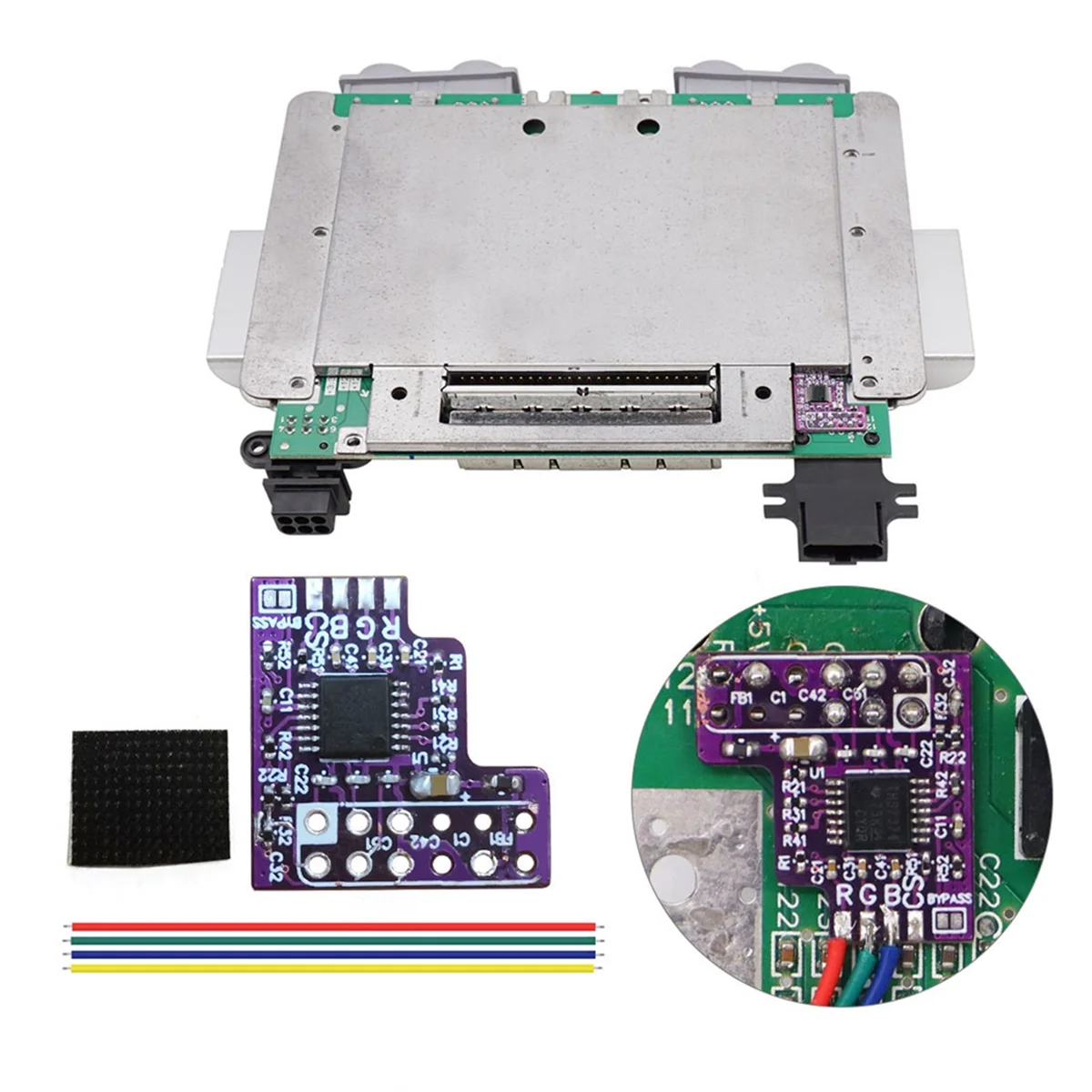 Для печатной платы N64 RGB для консолей NTSC Комплект MOD
