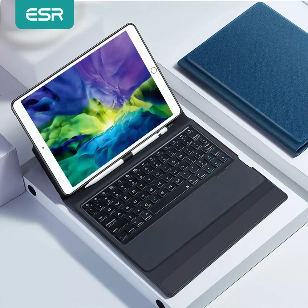 

Новый чехол для беспроводной клавиатуры для iPad 12,9/11/10.5/9.7/7.9 2018 2017 iPad Air 3 MINI 5 4, умный чехол для планшета, Bluetooth-клавиатура