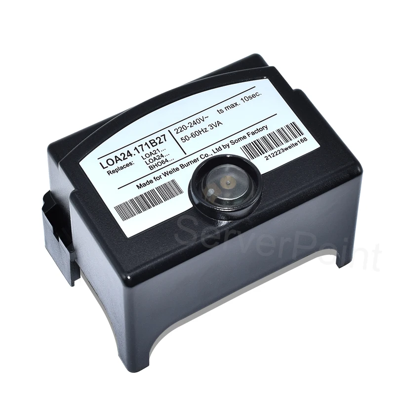 

Genuine new for LOA24.171B27 mechanical control box burner sequencer PLC control box for oil burner replace SIEMENS/SUDICK
