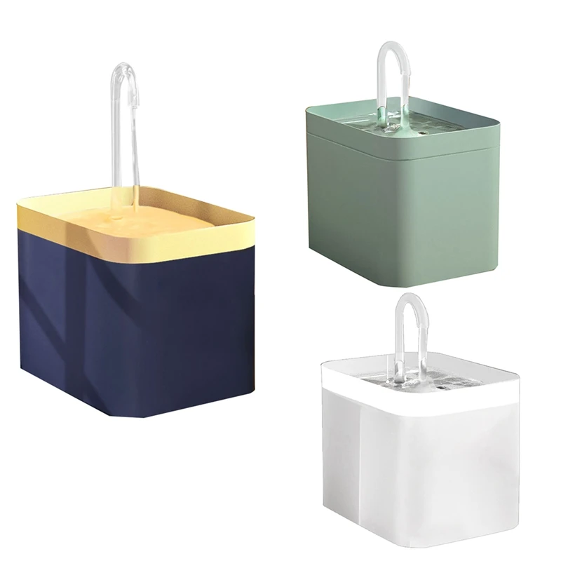 

Электрическая поилка для кошек, бесшумная емкость с автоматическим фильтром, 1,5 л, для домашних животных