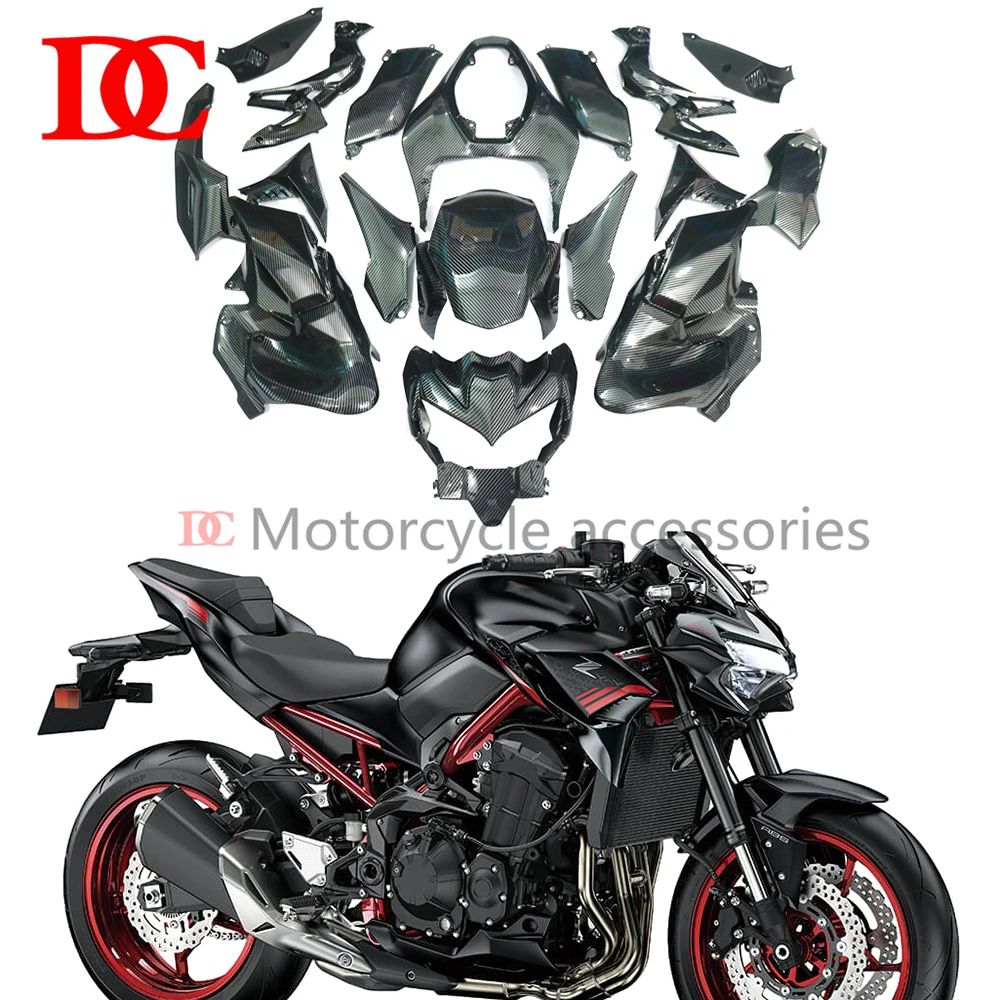 

Motorcycle Parts Complete Fairing For Kawasaki Z900 2020 2021 2022 Z 900 Carbon Fiber Paint Body Molding Kit Without Fuel Cap