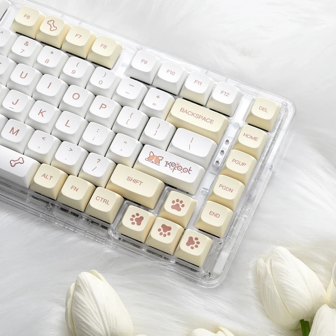 Милый колпачок для клавиш Shiba Inu XDA высота PBT сублимационная адаптация VGN75/68/98/87/104/108