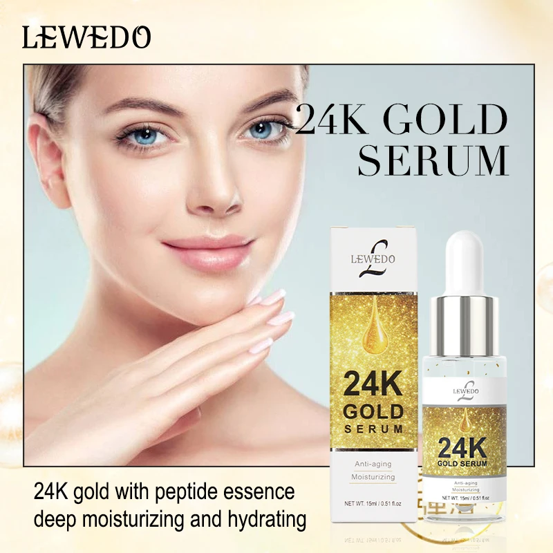 

Lighten Fine Lines Facial Serum 24k Gold Anti Wrinkle Essence Liquid Retinol Serum Tea Tree Pores Shrink Serum Liquid Skin Care