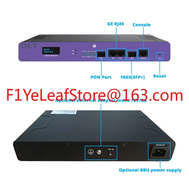 Горячие продажиLayer 3 1 Пуэрто тонна 20 км порта Single PON C-data MiNi 2 GPON OLT