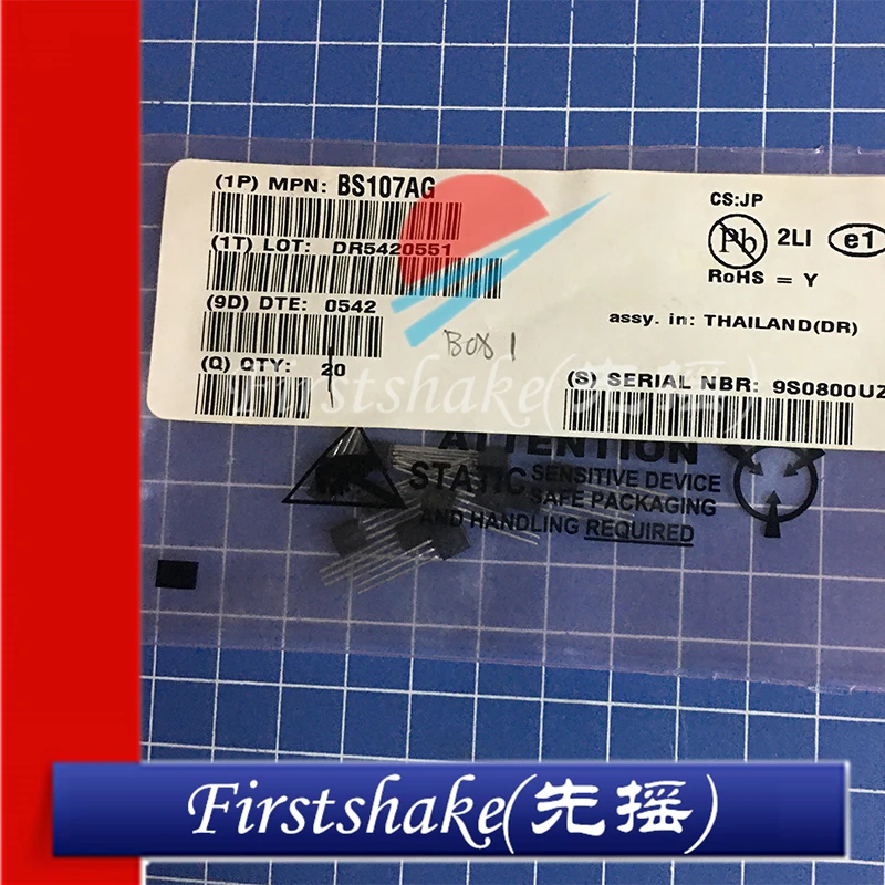 

100Pcs/Lot BS107AG BS107A TO92 New Original