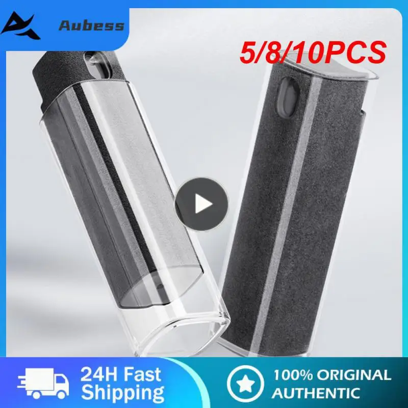 

Tablet Mobile PC Screen Cleaner Microfiber Cloth Set Cleaning Artifact Storage 2 In 1 Phone Screen Cleaner Spray Glass Cleaner