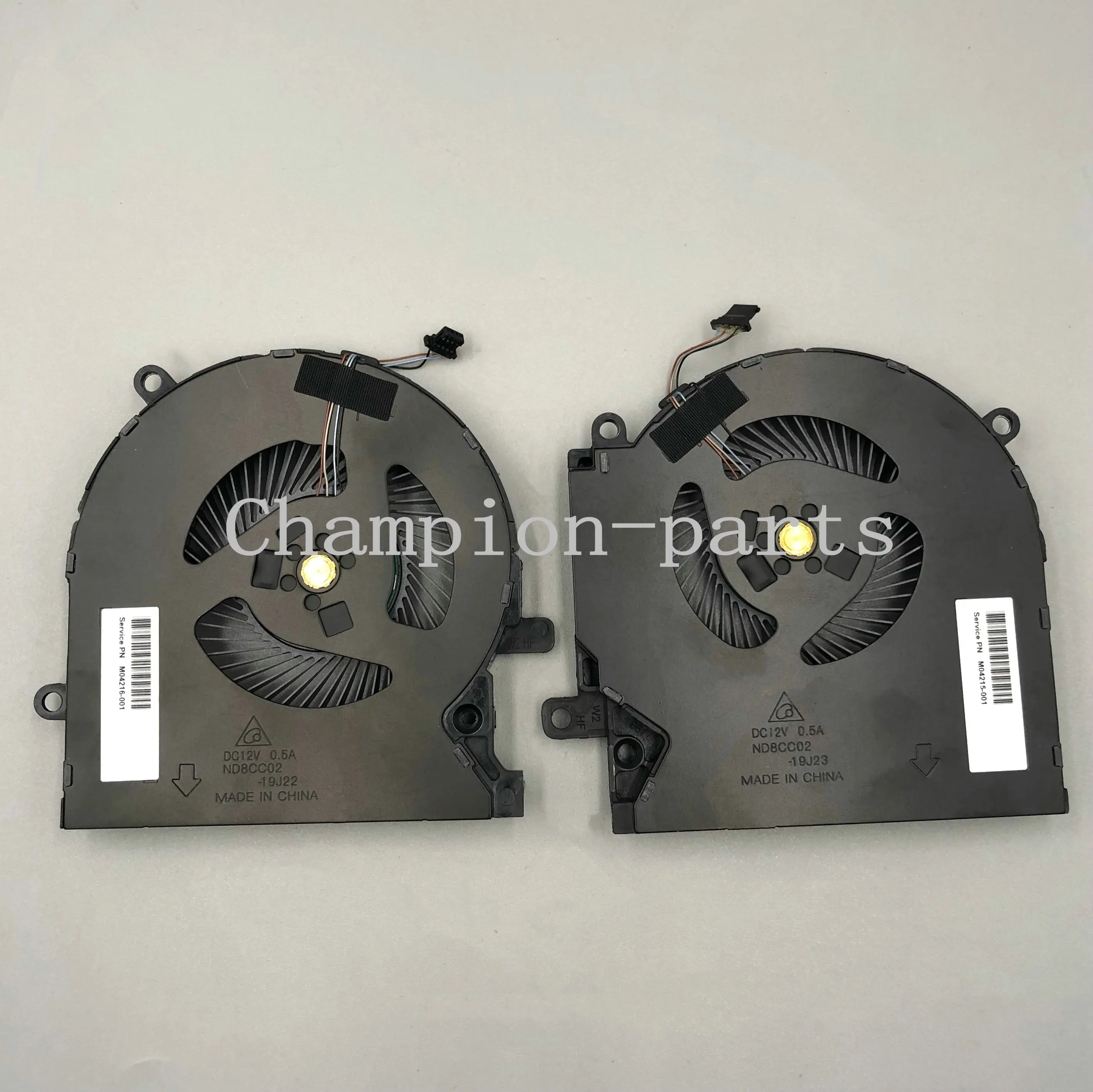 

Original CPU GPU Fan For HP OMEN 15-EK TPN-Q236 M04216-001 ND8CC02-19j22 ND8CC02-19j23 M04215-001 DC12V Cooling Radiator