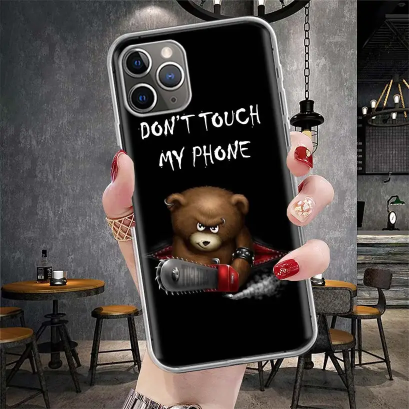 Мягкий чехол для IPhone 11 13 16 Pro MAX 15 + 14 Plus 12 Mini X XS Apple 8 7 SE