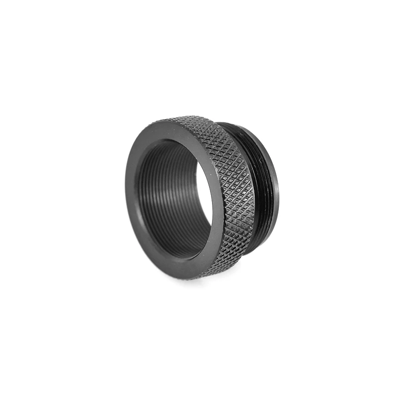

Aluminum 1.375x24 to 1-3/16x24 Adapter Ring QD Convertor 1.1875x24 for Cleaning Tube Tube / Booster / Trilug JK Dead Air Kit