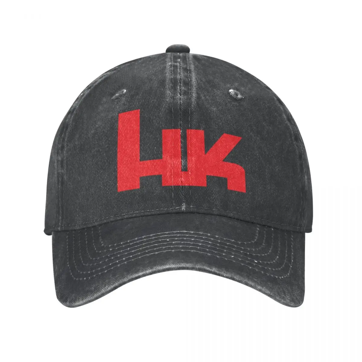 

Classic Heckler And Koch No Compromise Baseball Cap for Men Women Distressed Denim Washed Headwear Gun Workouts Adjustable Hats