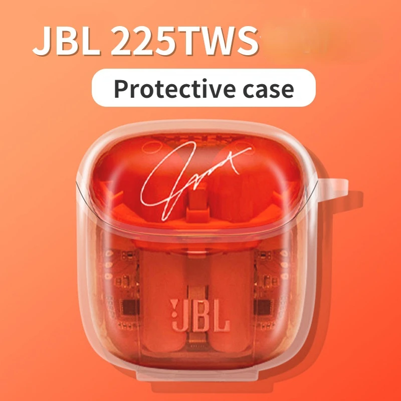 

Защитный чехол из ТПУ, противоударный чехол для наушников Jbl Tune 220 Tws/225Tws, беспроводные Bluetooth наушники, чехол с крючком