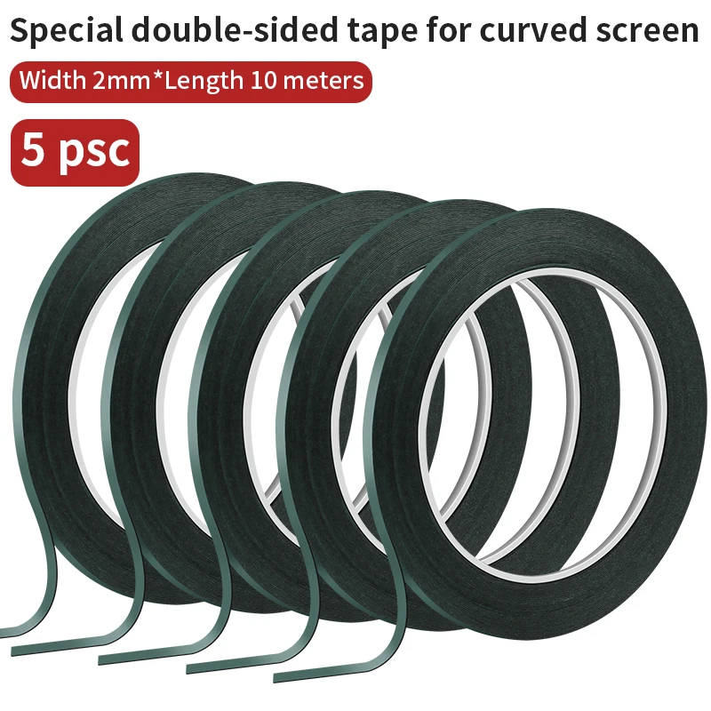 

LUXIANZI Двухсторонняя липкая пенопластовая лента 10 м черная/зеленая 0,3/0,5 мм