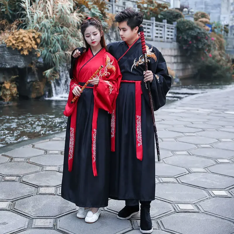 Костюм воина ханьфу для мужчин и женщин костюм косплея в стиле унисекс с длинным