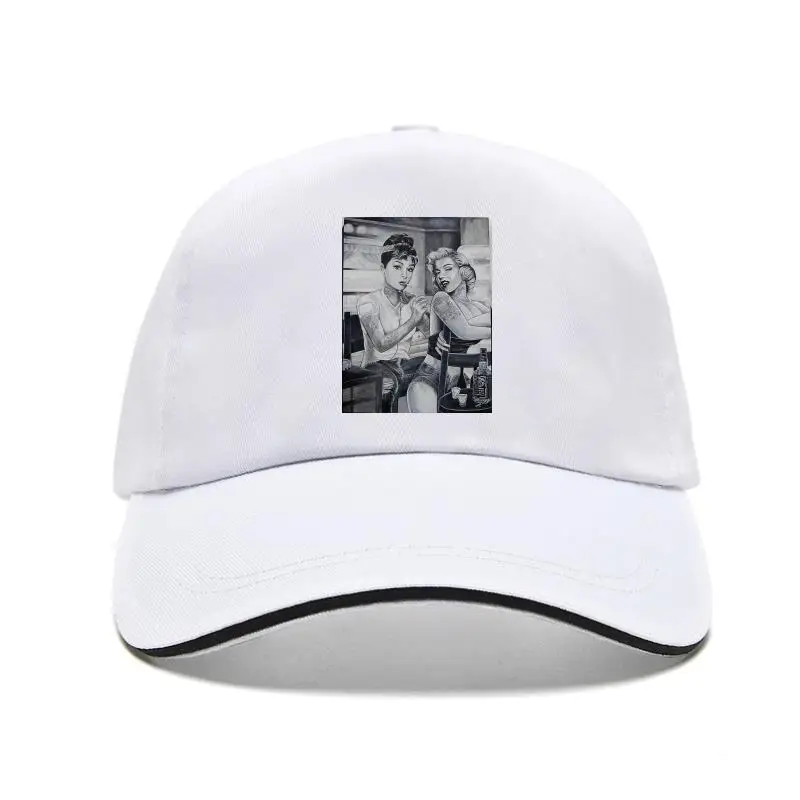 

New cap hat Graphic T- ariyn onroe & Audrey Hepburn Hip Hop Urban en Woen Uniex treet Wear Fahion Baseball Cap