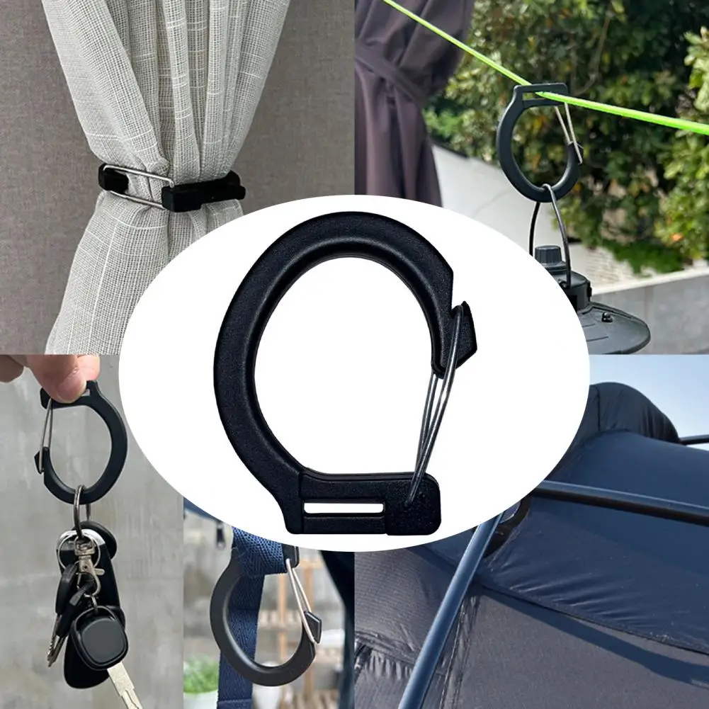 

Крючок для подвешивания, 5 шт., прочный, широко используемый, твердый, для альпинизма, кольцевой крючок, уличные принадлежности