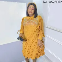 Plus Size Summer African Party Dresses for Women Traditional Dashiki Africa Clothing Diamond Ankara Wedding Evening Gown 2022