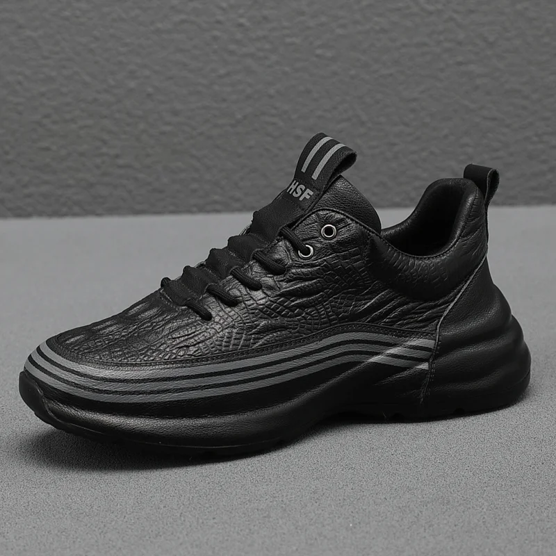 Xiaomi SALUDAS Genuine Leather Casual Shoes Luxury Sneakers Increasing Height Comfortable Breathable Fashion Men Shoes Sneakers